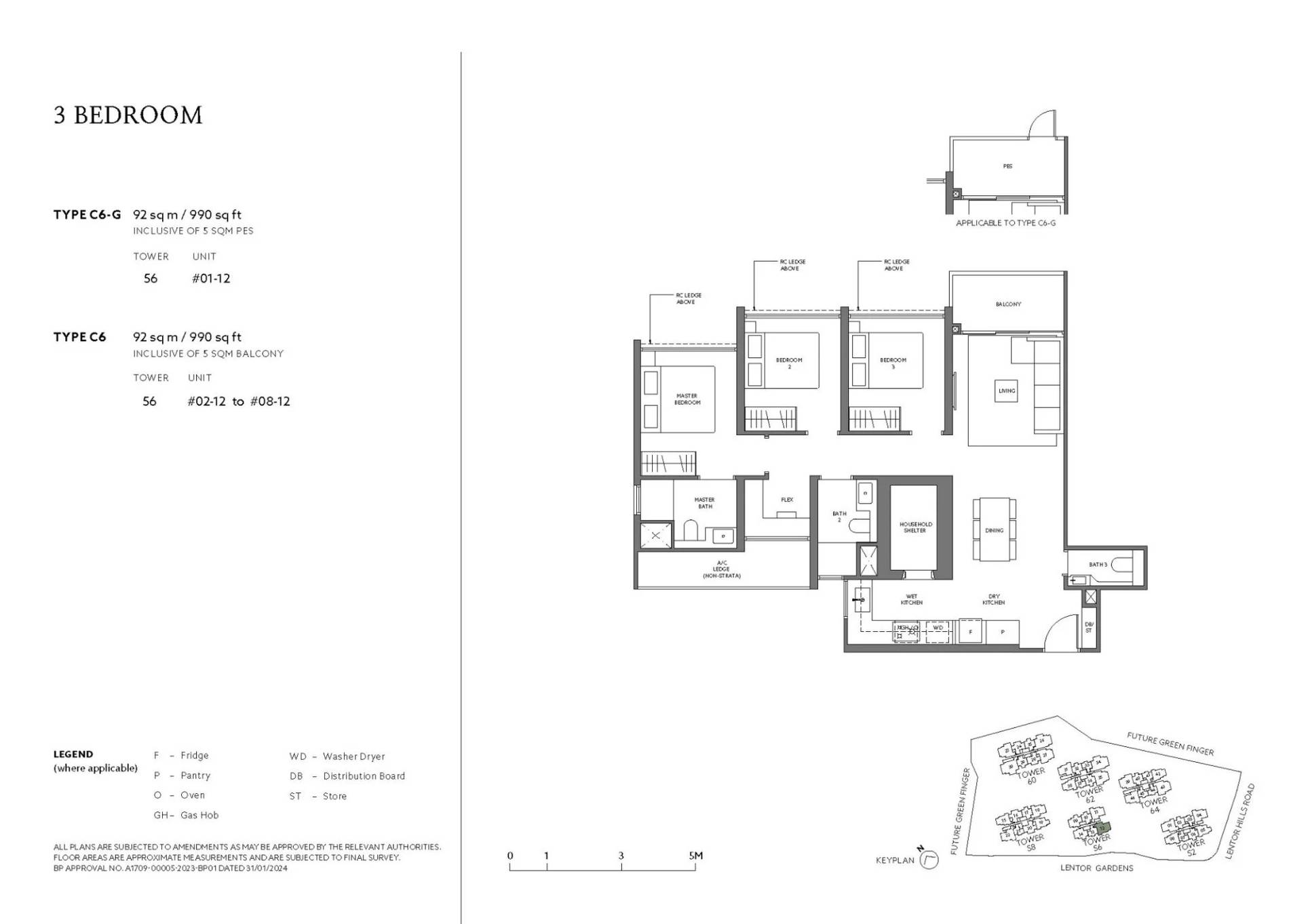 Lentor Mansion floorplan